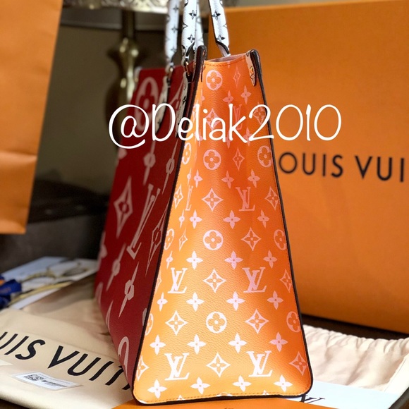 SOLD! Louis Vuitton OnTheGo Giant Monogram Rouge - Picture 6 of 8